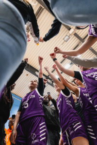 Student-Athlete at University of Portsmouth Team Huddle